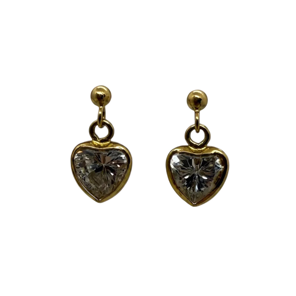 Boucles d'oreilles fantaisie en or jaune 18k - 1.47 G