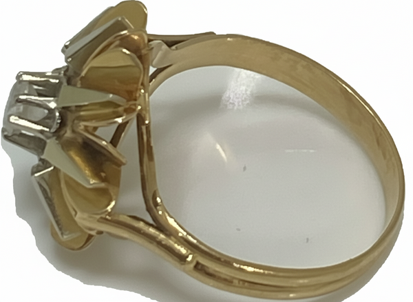 Bague en Or Jaune 18K - Taille 51