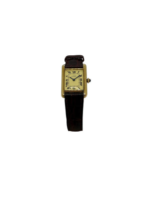 Montre Cartier Tank Must Vintage 1980/1990 en Très Bon Etat
