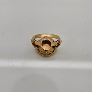 Chevalière en Or Jaune 18 K - Taille 49