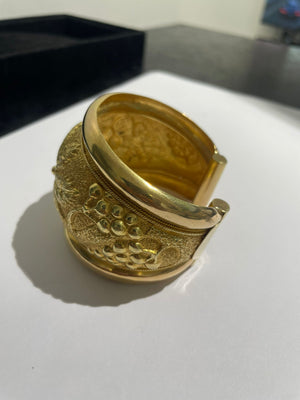 Bracelet Jonc Or Jaune 18K 52.1 Grs