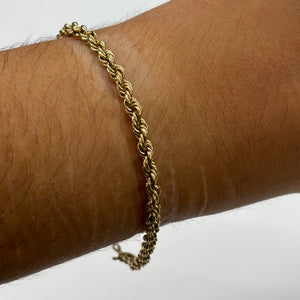 Bracelet maillon en or jaune 18K