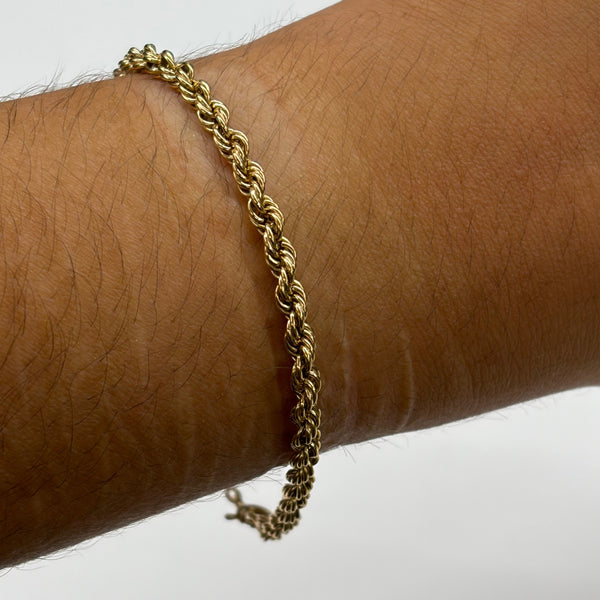 Bracelet maillon en or jaune 18K