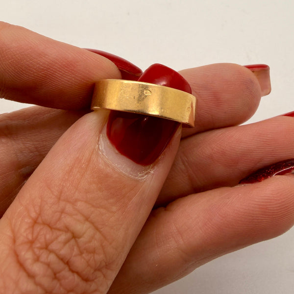 Bague en Or Jaune 18 Carats - Taille 49