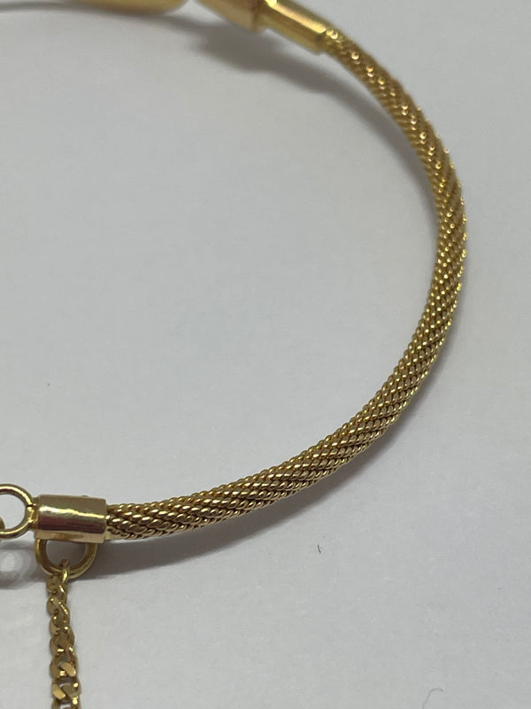 Bracelet Jonc en Or Jaune 18K 11.78 Grs