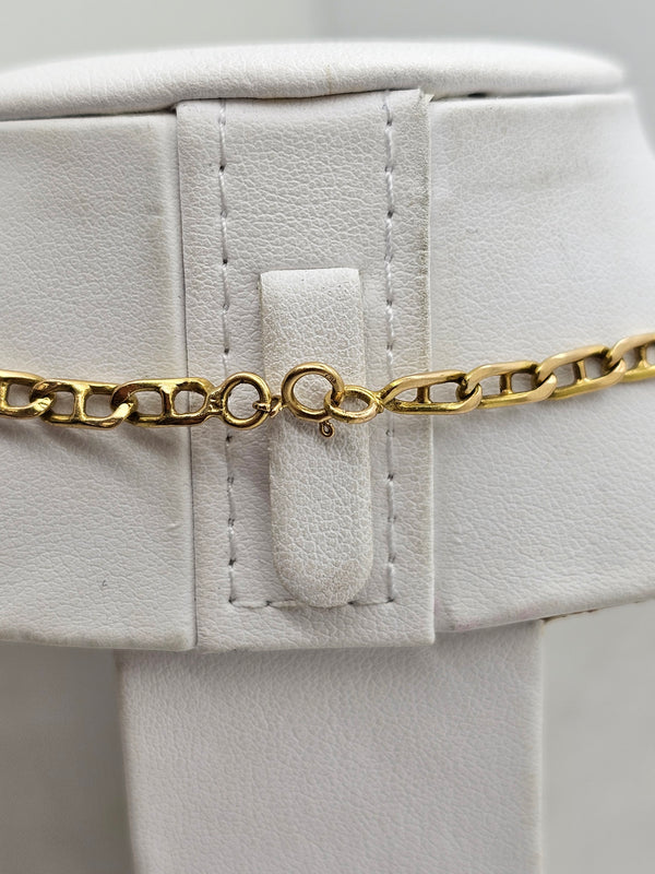 Collier Marine Or Jaune 18 K - 19.50 G