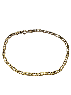 Bracelet gourmette en or jaune 18K 2.64 Grs