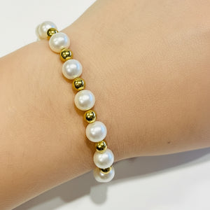 Bracelet Maillon en Or Jaune 18k - 11.13 G