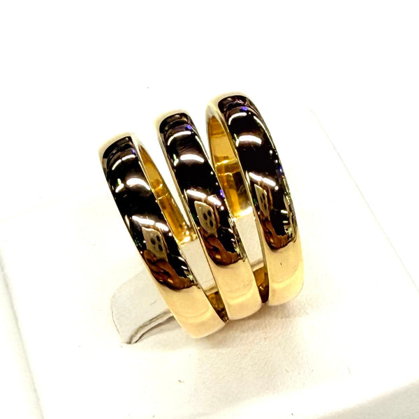 Bague en Or jaune 18K - Taille 53 - 19.48g