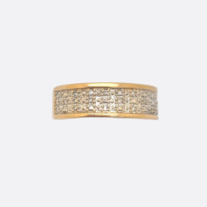 Bague en or jaune 18k - 3.27 G