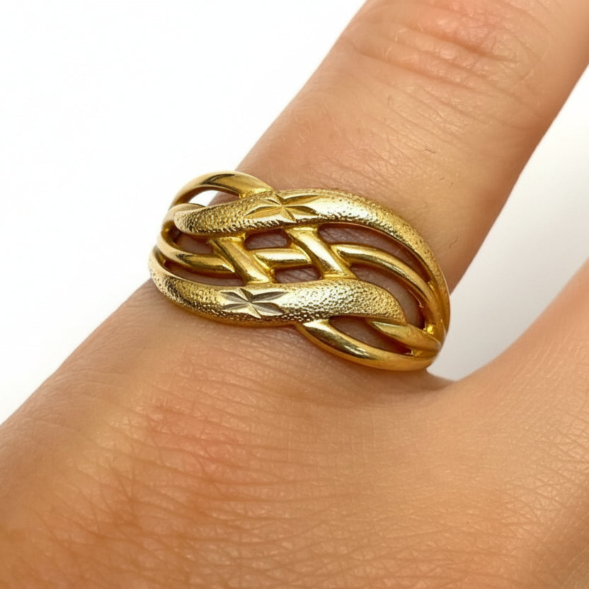 Bague Alliance Or Jaune 18K - 2.83 G
