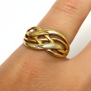 Bague Alliance Or Jaune 18K - 2.83 G