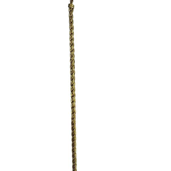 Bracelet Gourmette en Or Jaune 18K Poids-5.85g