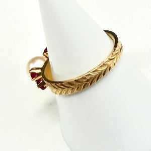 Bague en Or jaune 18K - Taille 51 - 2.68g