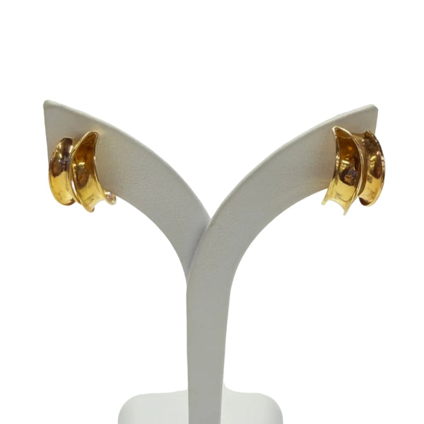 Boucles d'oreilles en Or jaune 18K - 2.72G