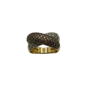 Bague en Or Jaune 18 Carats Diamants