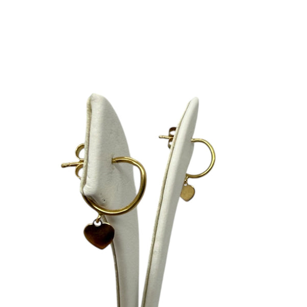Boucles d'oreilles fantaisie en or jaune