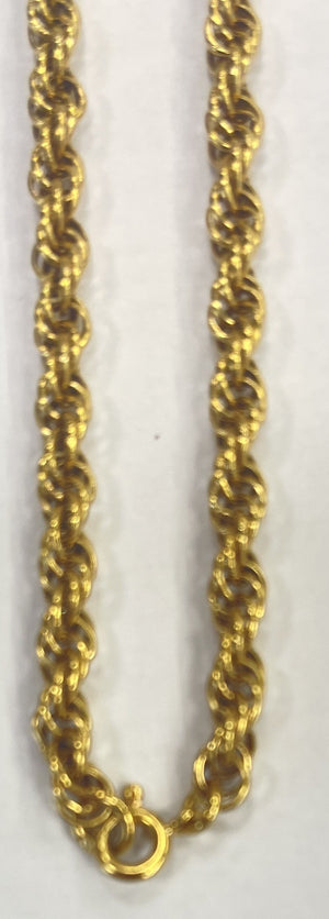 Collier Sautoir en Or Jaune 18K 13.71 Grs