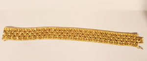 Bracelet Manchette Or Jaune 18 Carats