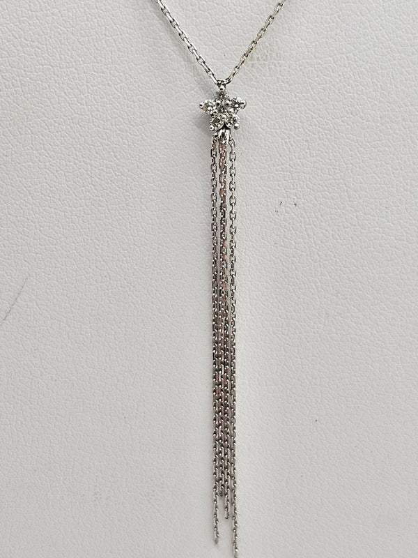 Collier Éclat Céleste en Or Blanc 18 K - 2.03 G
