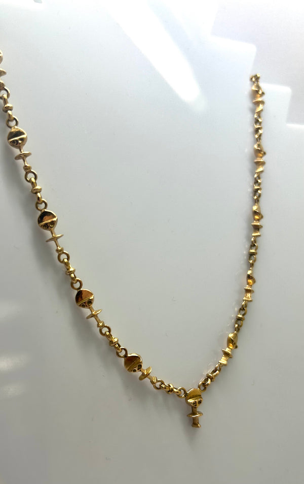 Collier Ras du Cou en Or Jaune 18 Carats