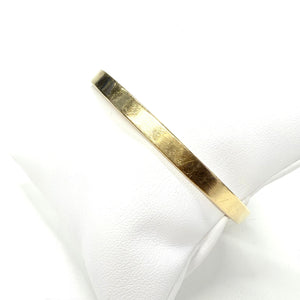 Bracelet Jonc en  Or Jaune 18k Tête d'Aigle - 25.62 Grs