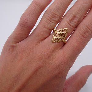 Bagues en or Jaune  18 carats taille -57