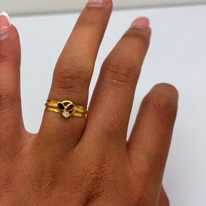 Bague en Or Jaune 18 Carats Taille -52