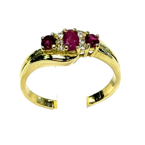 Bague en Or Jaune 18K - Taille 58 Poids - 3.40 Grs