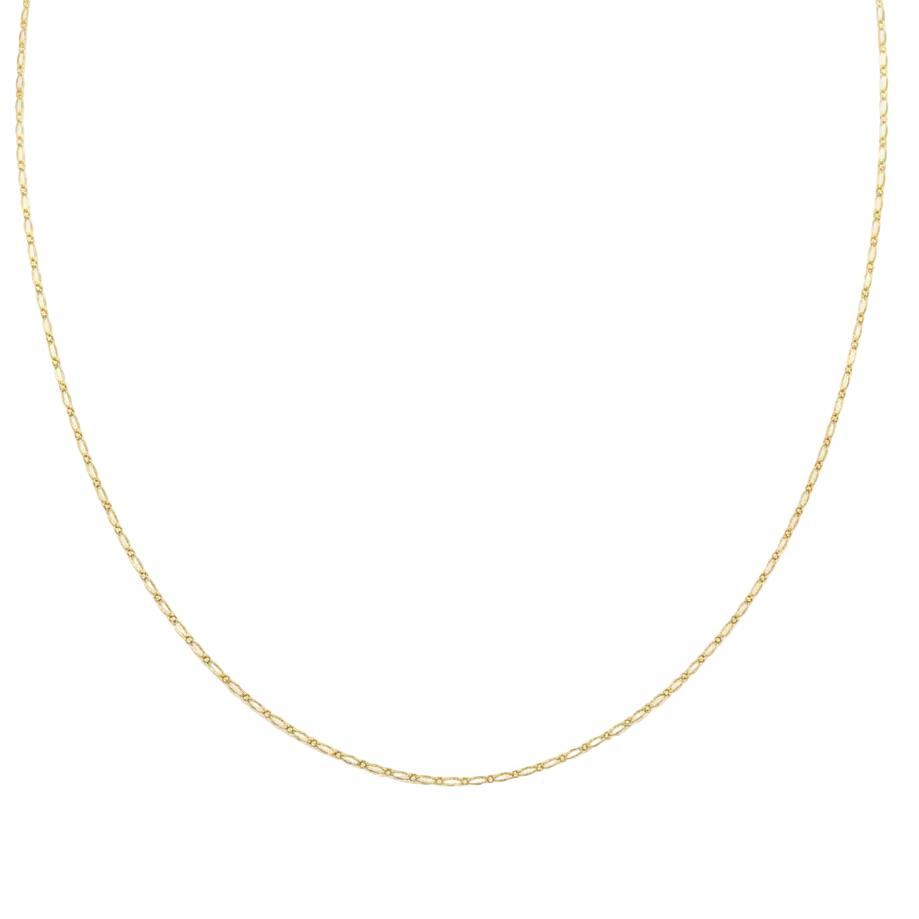 Collier chaîne Figaro Or Jaune 18k