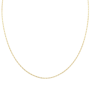 Collier chaîne Figaro Or Jaune 18k