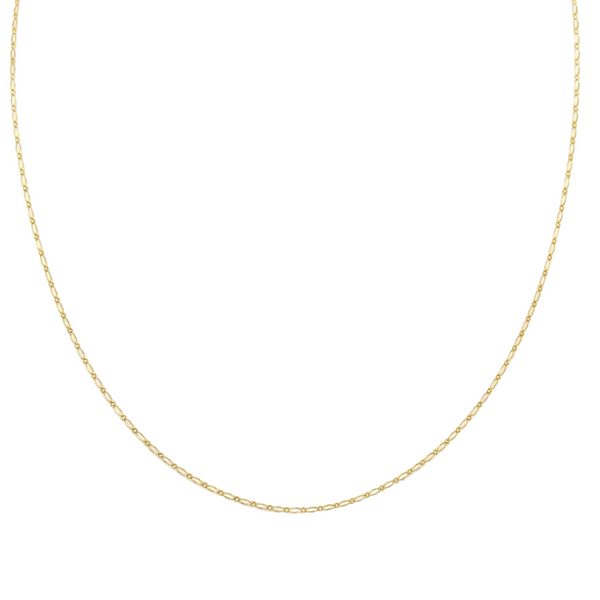Collier chaîne Figaro Or Jaune 18k