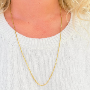 Collier en Or Jaune 18K - 60cm - 8.89gr