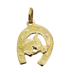 Pendentif Cheval Or Jaune 18 Carats