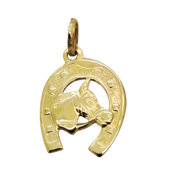 Pendentif Cheval Or Jaune 18 Carats