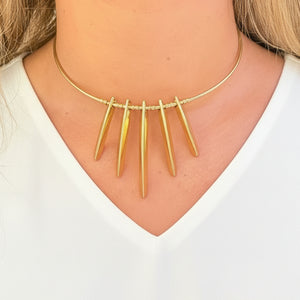 Collier ras du cou en or jaune 18K - 18.73g