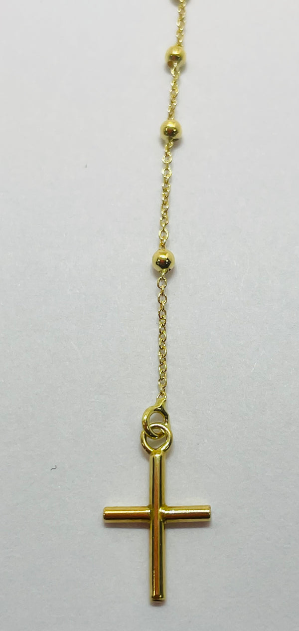 Collier Ras du Cou en Or Jaune 18K - 2.51g