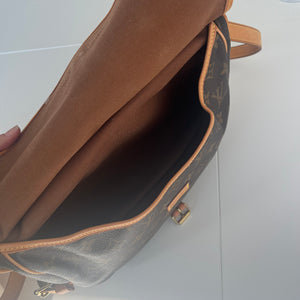 Sac à bandoulière Saumur Louis Vuitton en Toile Monogram marron