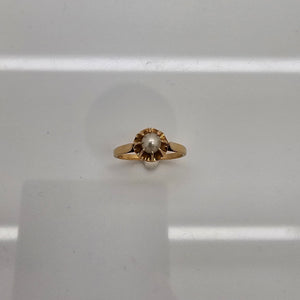 Bague en Or jaune 18K - Taille 52 - 2.43G