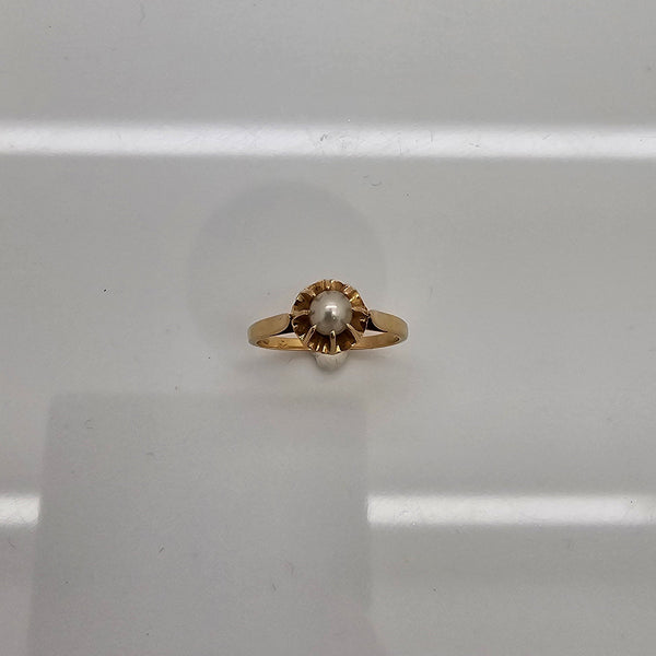 Bague en Or jaune 18K - Taille 52 - 2.43G