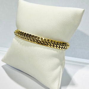 Bracelet Maillon en Or Jaune 18K