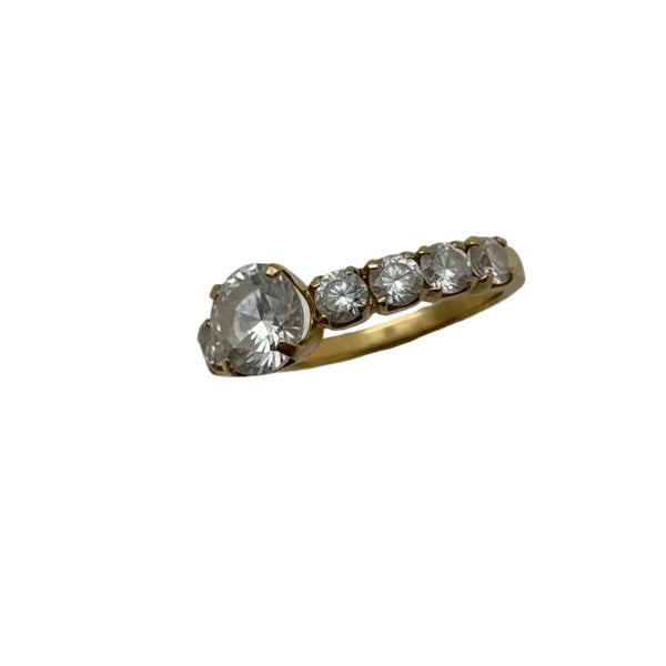 Bague en Or Jaune 18K - Taille 59 - 2.04 Grs