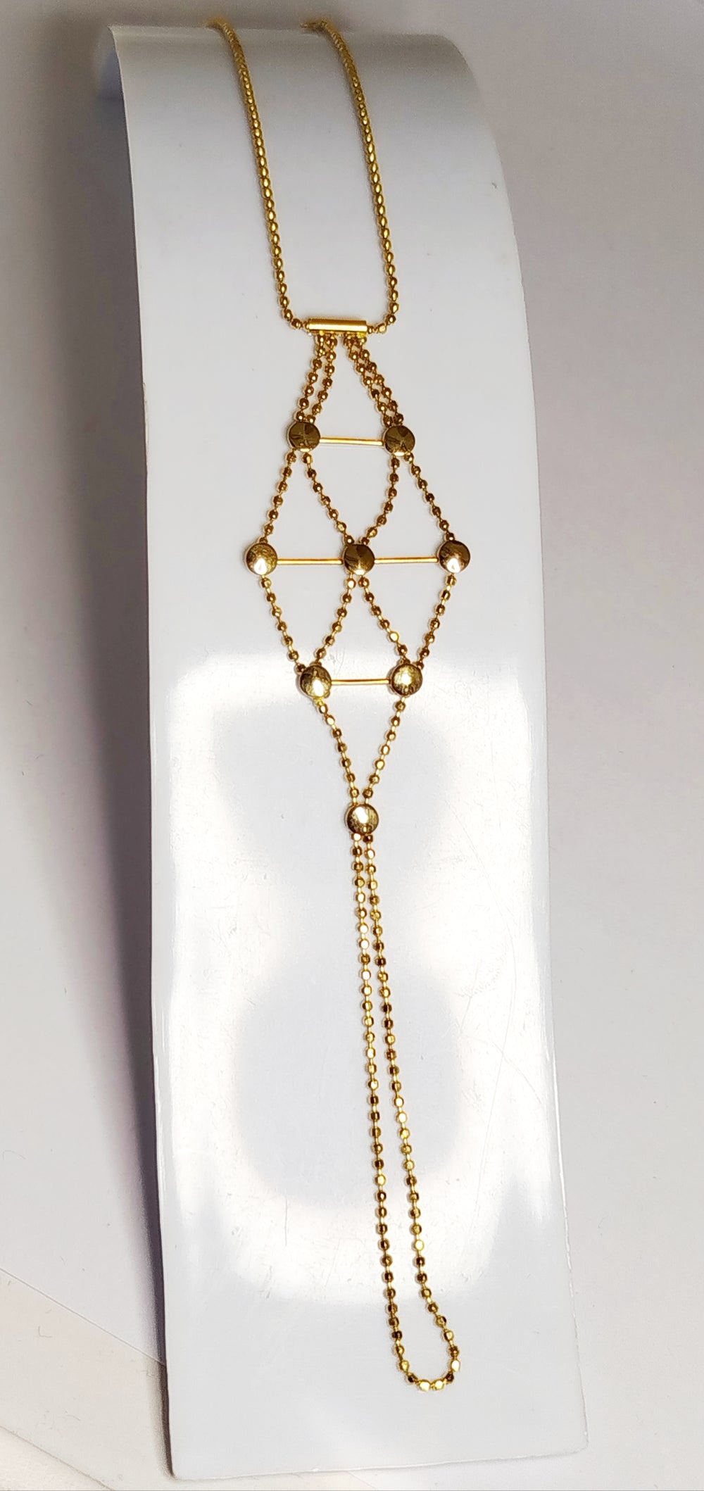 Bracelet Jonc en Or Jaune 18 Carats – Maille Boule 20 Cm