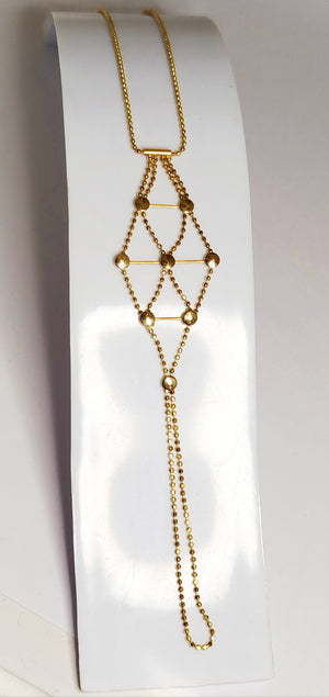Bracelet Jonc en Or Jaune 18 Carats – Maille Boule 20 Cm