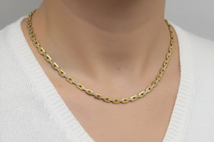 Collier en 2 Ors jaune et gris 18K - 21.51 Grs