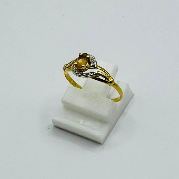 Bague en or jaune 18K - Taille 53 - 1.32 G