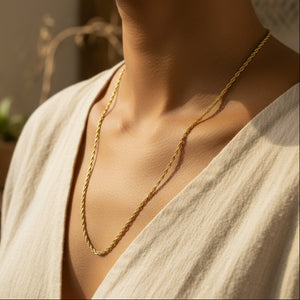 Collier en Or Jaune 18 Carats - 46cm