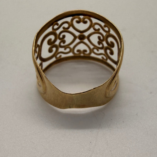 Bague en Or Jaune 18K - Taille 55