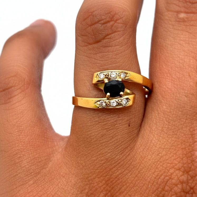 Bague en or jaune 18k -  2.94 G