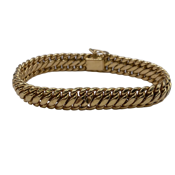 Bracelet Gourmette en Or Jaune 18K - 15.44G